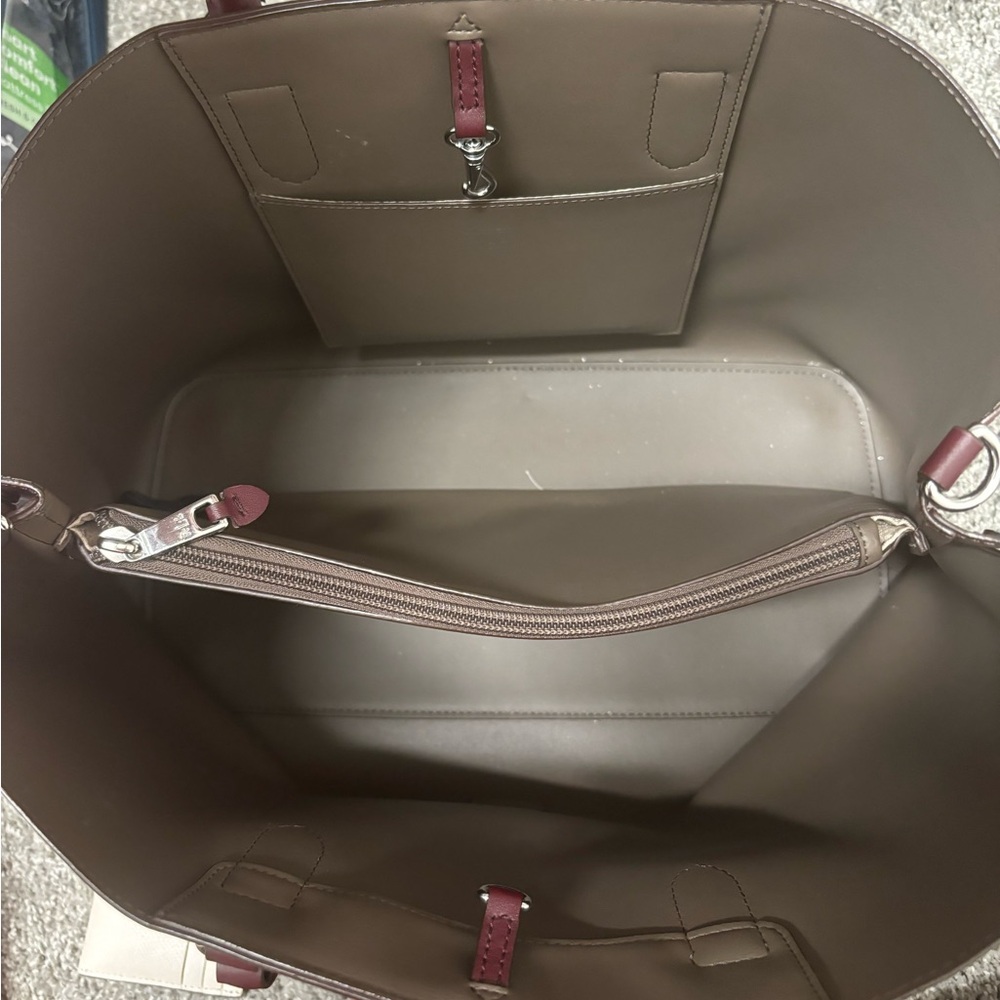 Large Ralph Lauren Plum Purse